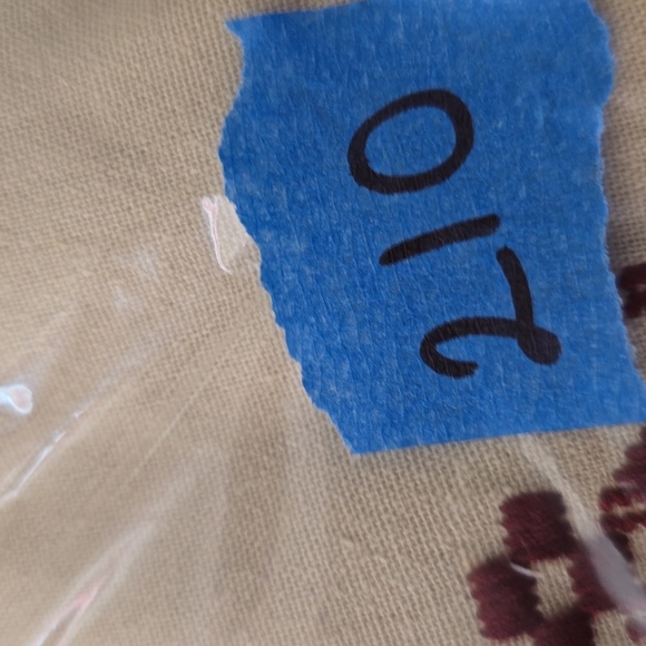 Madewell Embroidered  Top Raw Silk Noil Yarn Size Sm Beige Tribal Print Western - Picture 14 of 14